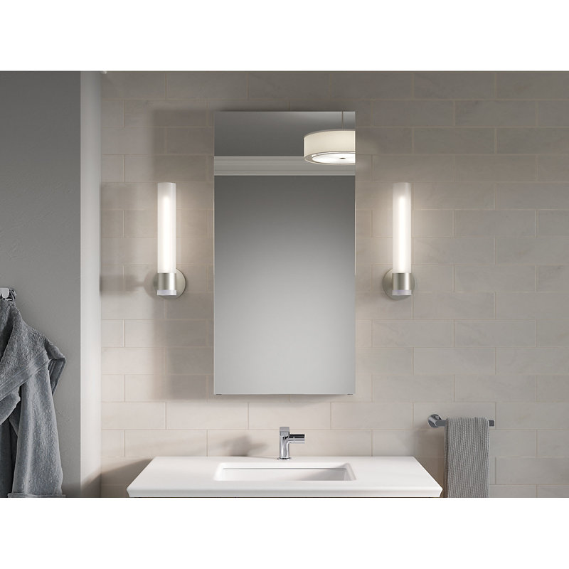 Kohler Maxstow™ Surface Mount Frameless Medicine Cabinet with 4 Fixed ...